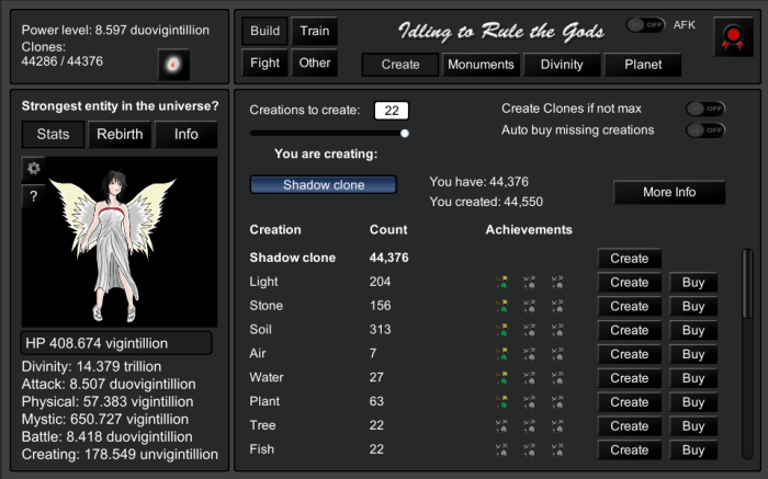 Idling to rule the gods guide