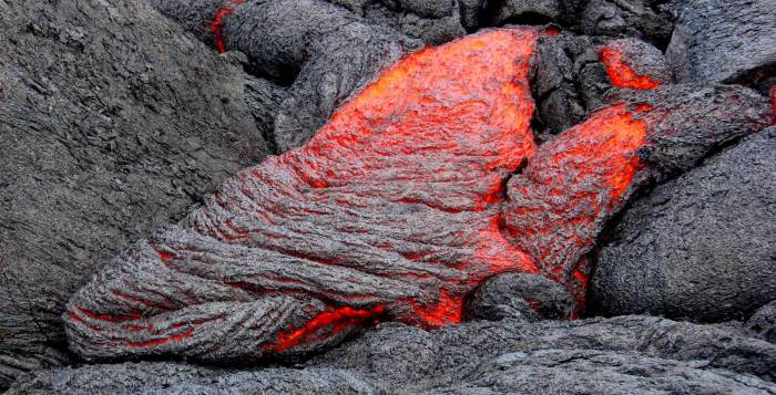 Crystallization magma rock lava molten geology learning